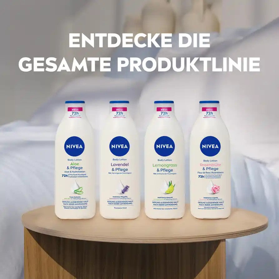 🌹 NIVEA Rosenblüte & Pflege — Lotion corps parfumée à la rose