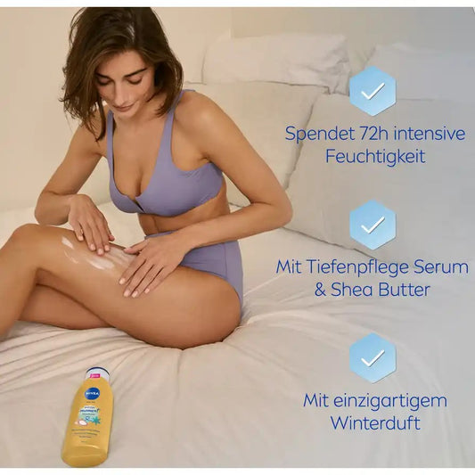 🌿 NIVEA Winter Moment Body Milk — Beurre de Karité 400 ml