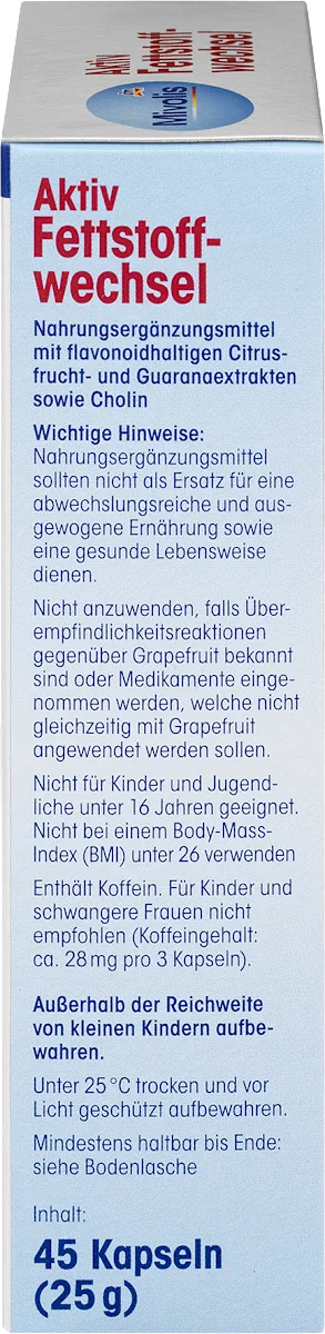 💊 Mivolis Aktiv Fettstoffwechsel — 45 capsules