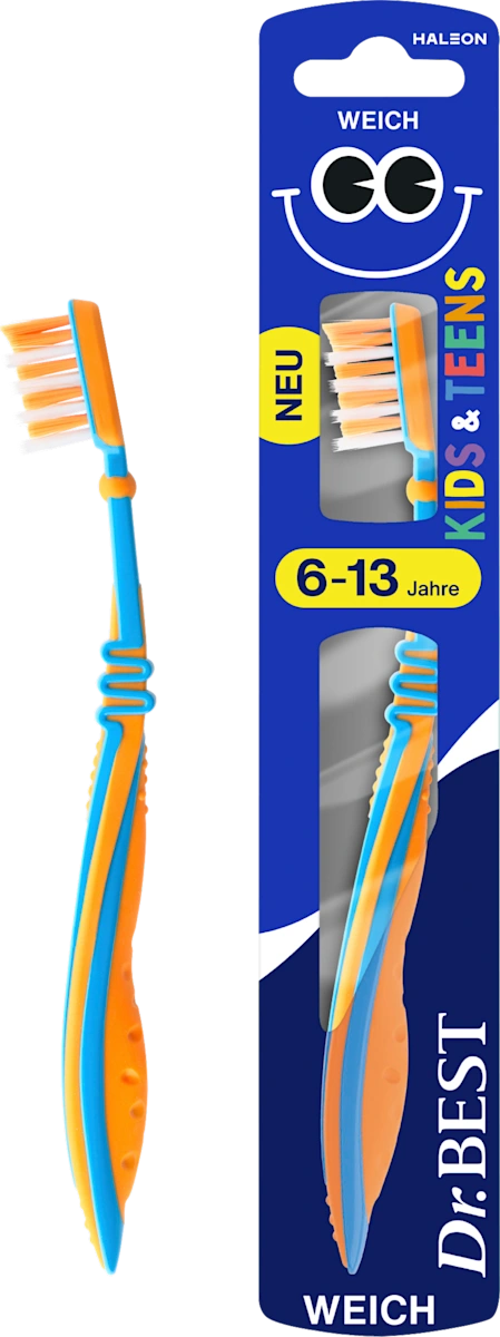 🪥 Brosse à dents Dr. Best Kids & Teens — 6 à 13 ans