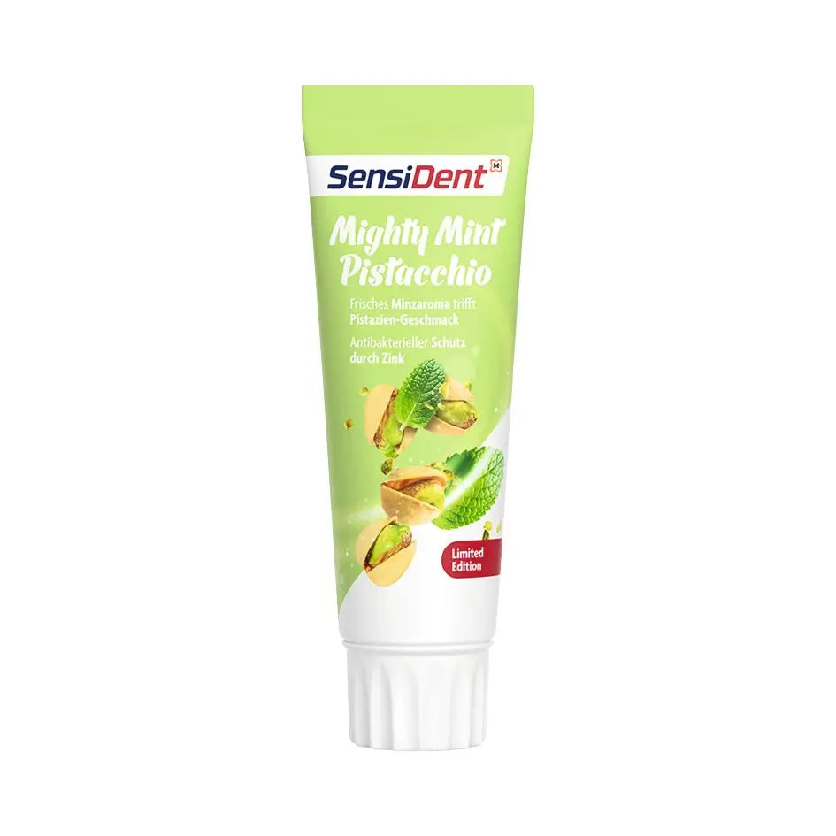 🧴 Dentifrice SensiDent Mighty Mint Pistacchio — 75 ml