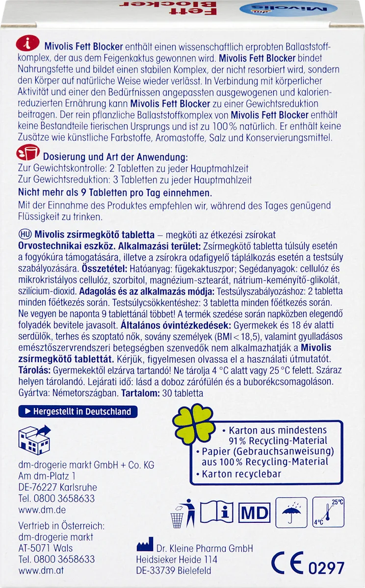 💊 Mivolis Fat Blocker — 30 comprimés