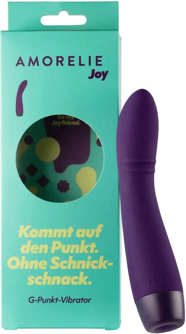 AMORELIE JOY VIBRATOR G-PUNKT BLOOM Masseur Ergonomique Premium • Silicone Soft-Touch • Rechargeable USB 🇩🇪