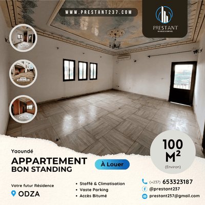 Vaste appartement 3 chambres – Odza Messamendongo