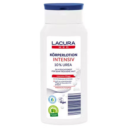 Lotion Corporelle Lacura Urea 10% — Soin Médical Allemand Haute Hydratation (300 ml)