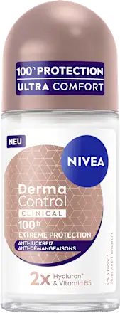 NIVEA ROLL-ON DERMA CONTROL Soin Protecteur Régulateur • Formule Anti-Inconfort • Qualité allemande 🇩🇪