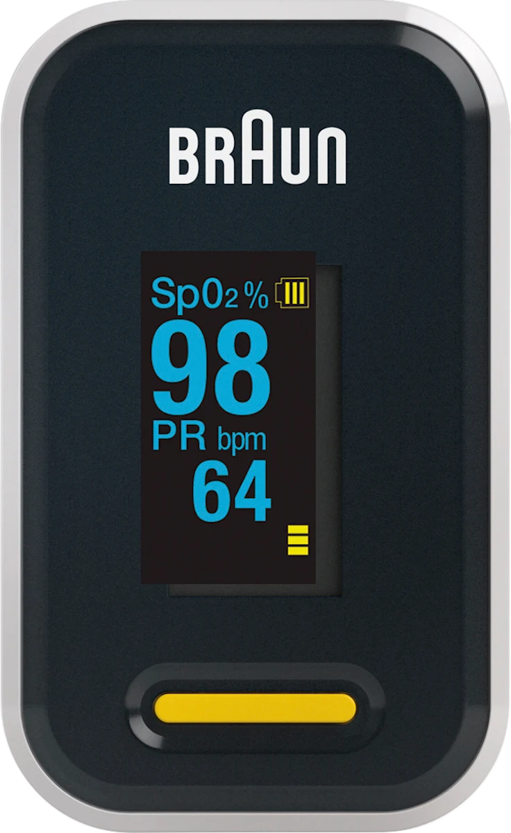 đ Braun Pulsoximeter 1 â Appareil pour mesurer lâoxygène dans le sang