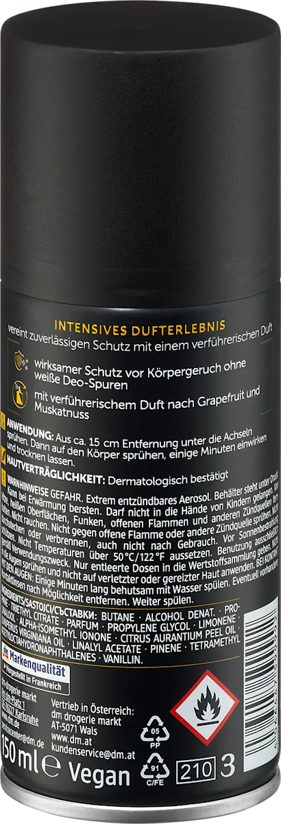 💪 Balea MEN Deo Bodyspray Golden Intense — Parfum épicé et protection 24h