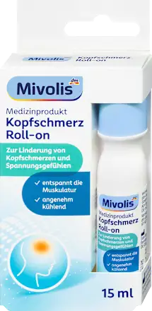 Mivolis Roll-on maux de tête Soin Apaisant et Relaxant (15 ml)