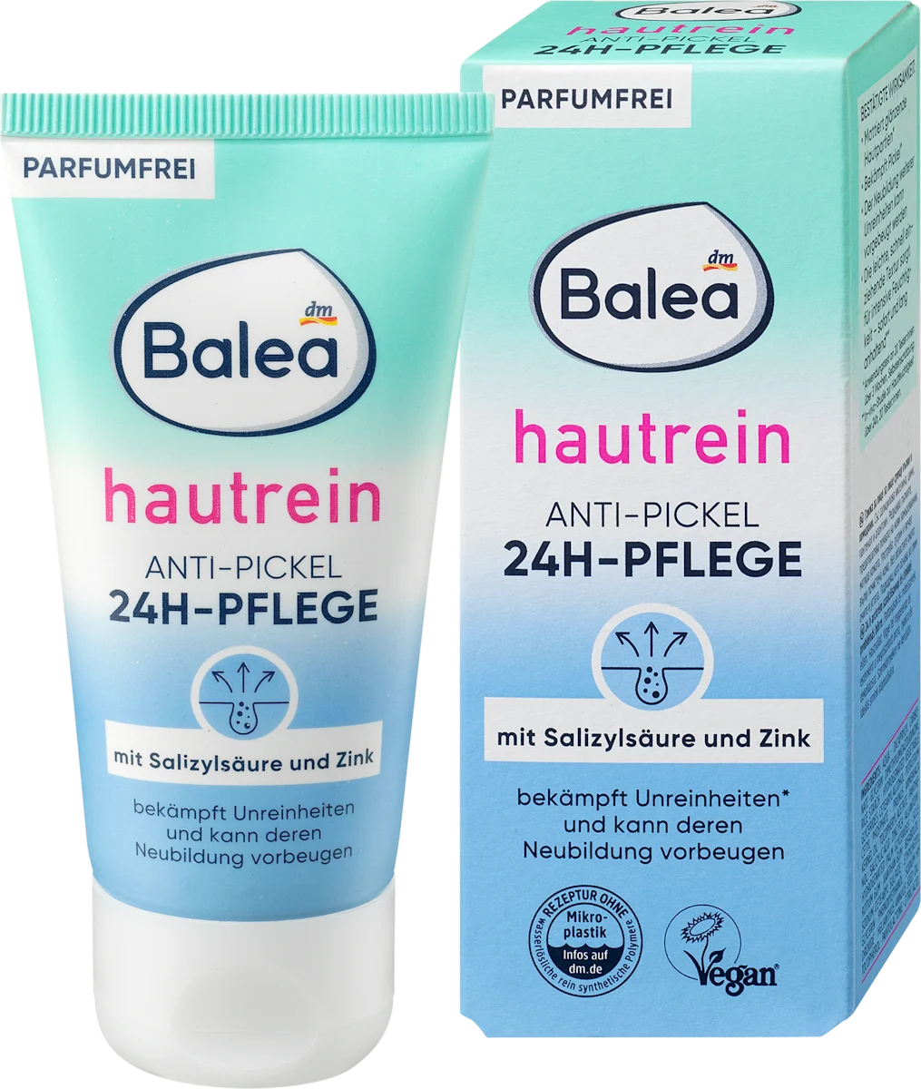 Balea Anti-Acné – Crème de Soin 24 h Peau Nette (50 ml)