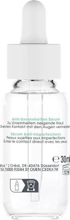 Mixa Sérum Anti-Imperfections Concentré Niacinamide + Acide Salicylique (30 ml)