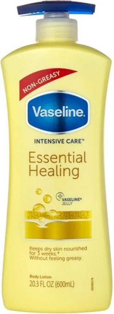 VASELINE ESSENTIAL HEALING Lait Corporel Réparateur - Format XXL 600ml 🇩🇪