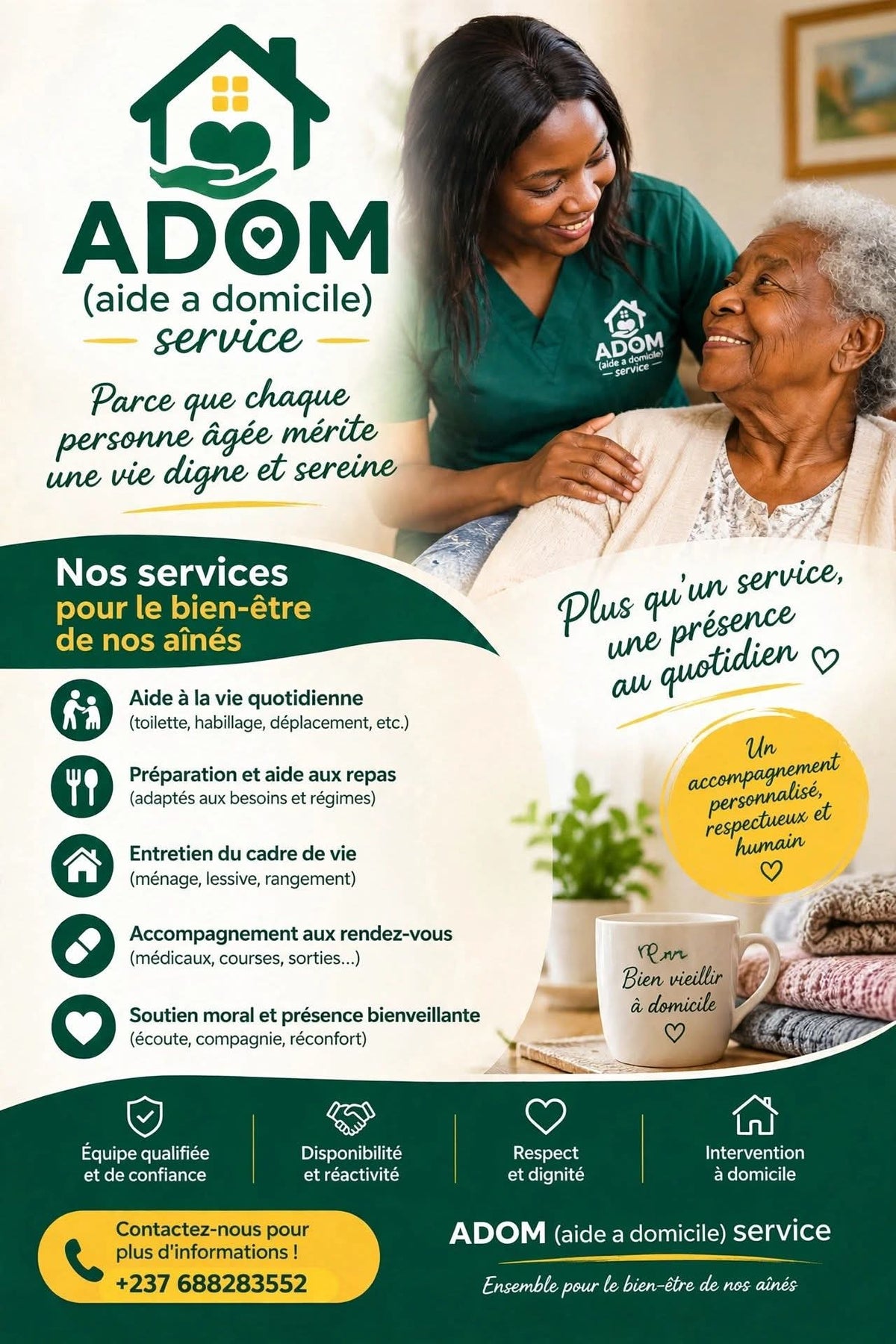 ADOM – aide à domicile pour personnes âgées – photo 1