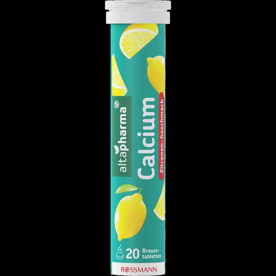 🍋 Tablettes effervescentes Calcium — goût citron