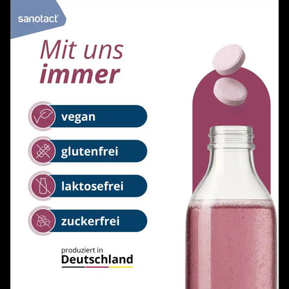 🍓 Cranberry + Vitamine C — Tablettes effervescentes