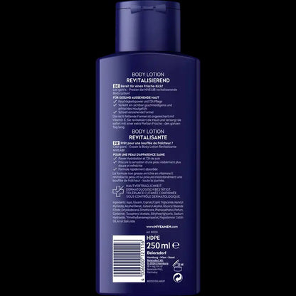 💪 NIVEA MEN Body Lotion Revitalisierend — Lotion corporelle revitalisante
