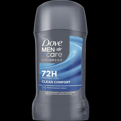 🧴 Dove Men+Care Anti-Transpirant Stick Clean Comfort — Protection 72h