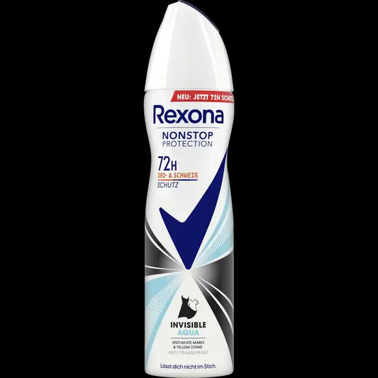 💧 Rexona Nonstop Protection Invisible Aqua — Spray anti-transpirant 72h