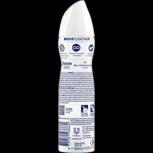 💧 Rexona Nonstop Protection Invisible Aqua — Spray anti-transpirant 72h