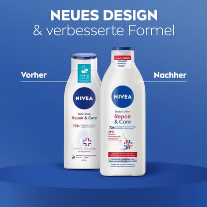 🧴 NIVEA Body Lotion Repair &amp; Care — Hydratation intense 72h