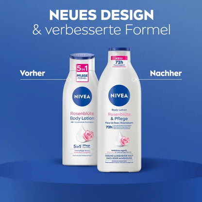 🌹 NIVEA Rosenblüte &amp; Pflege — Lotion corps parfumée à la rose