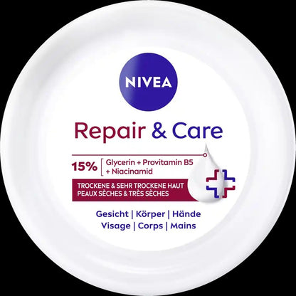 🧴 NIVEA Repair & Care — Crème réparatrice & nourrissante