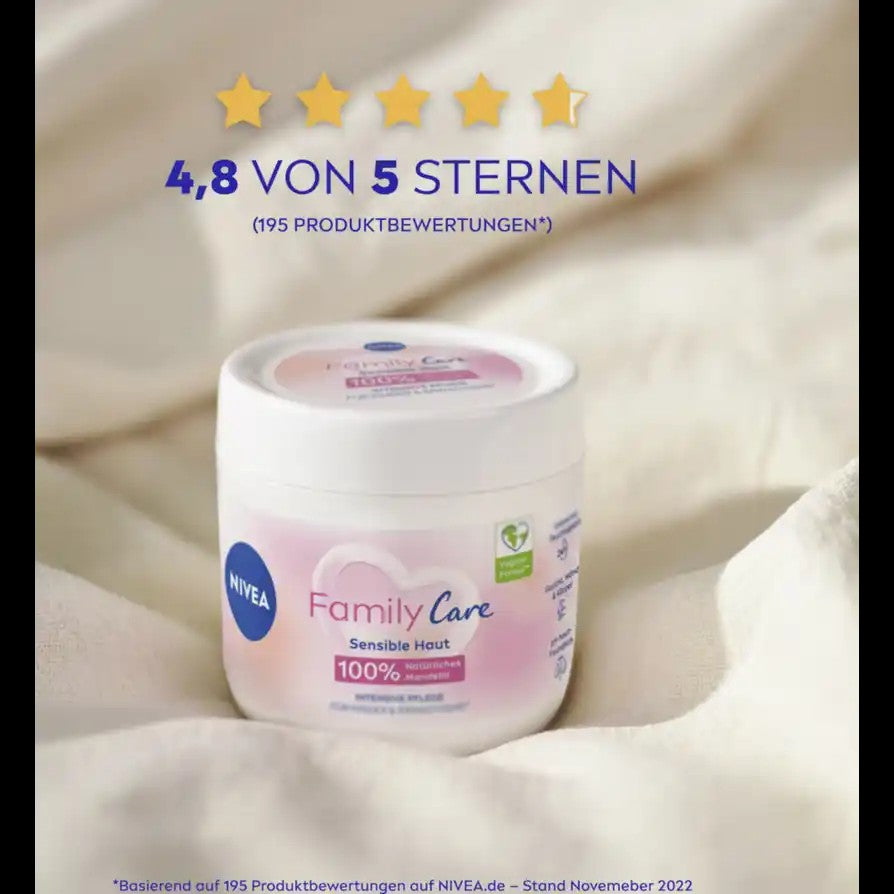 🌿 NIVEA Family Care Crème — Soin au quotidien pour toute la famille