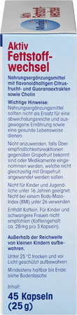 Mivolis Aktiv Fettstoffwechsel Capsules