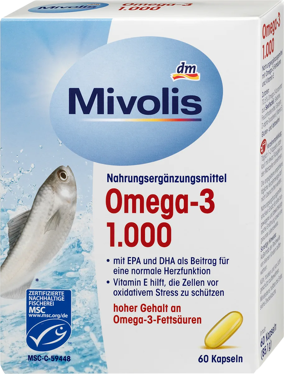 💊 Mivolis Omega-3 1000 — 60 capsules
