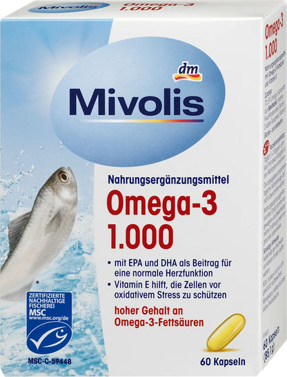 💊 Mivolis Omega-3 1000 — 60 capsules