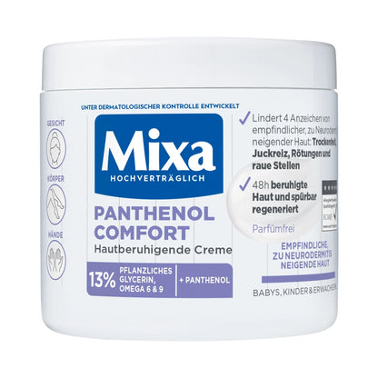 🧴 Crème Panthenol Comfort Mixa — 75 ml