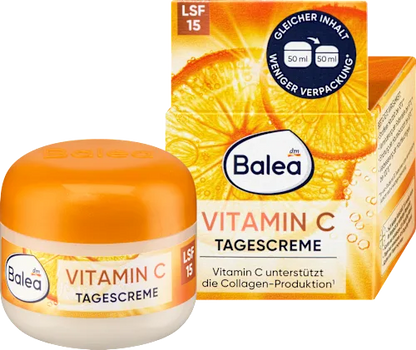 Balea Crème Visage à la Vitamine C SPF 15 – 50 ml