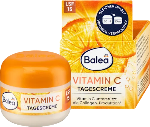 Balea Crème Visage à la Vitamine C SPF 15 – 50 ml