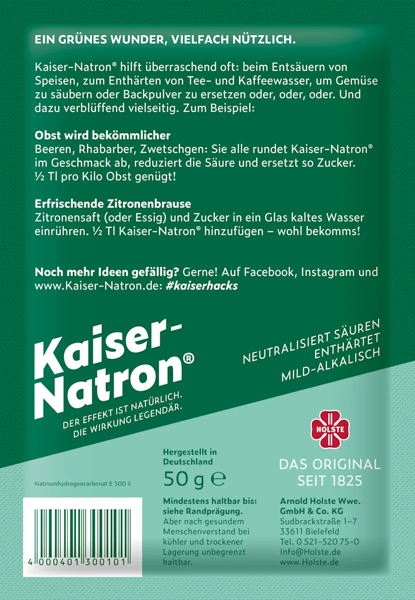 🌿 Kaiser Natron — Poudre multi-usage (5 × 50 g)