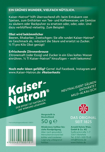 🌿 Kaiser Natron — Poudre multi-usage (5 × 50 g)