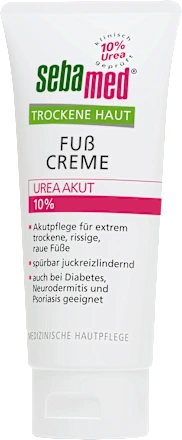 Sebamed Crème pour pieds Urea Akut Peaux très sèches – Tube 100 ml