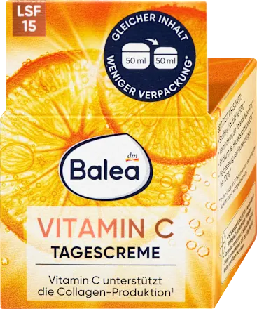 Balea Crème Visage à la Vitamine C SPF 15 – 50 ml