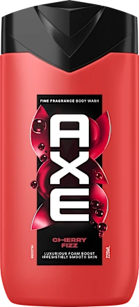 AXE Cherry Fizz Gel Douche – Collection Fine Fragrance (Cerise & Ambre) – 225ml (Allemagne)