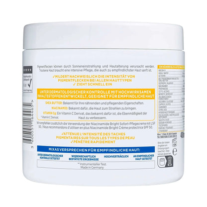 ✨ Mixa Niacinamide Bright — Crème Nourrissante Anti-Taches Pigmentaires