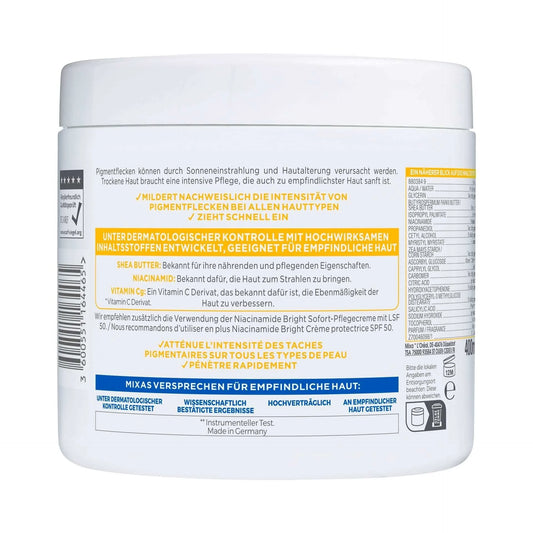✨ Mixa Niacinamide Bright — Crème Nourrissante Anti-Taches Pigmentaires