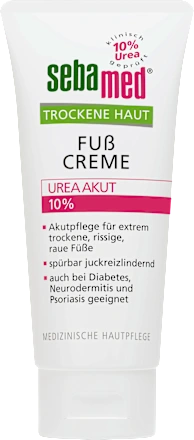 Sebamed Crème pour pieds Urea Akut Peaux très sèches – Tube 100 ml