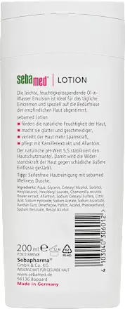 sebamed Lotion Hydratante à la Camomille Flacon 200 ml