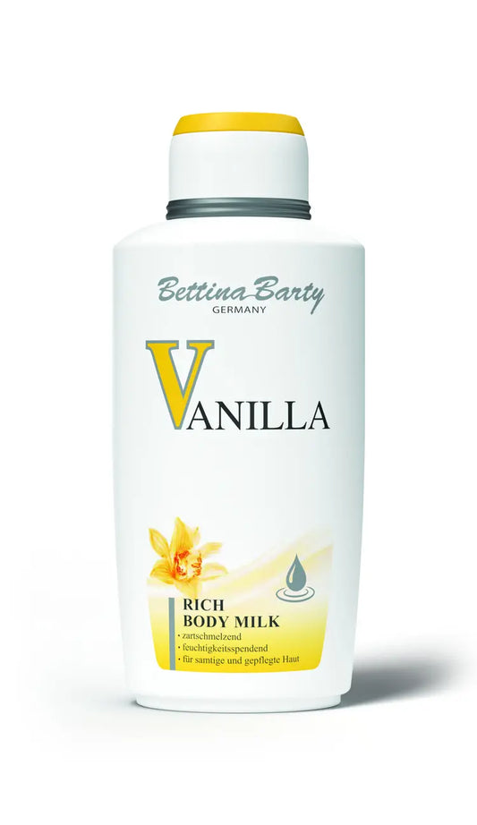 Bettina Barty Lait Corporel Riche Vanilla Soin Nutritif Intense et Sillage Vanillé