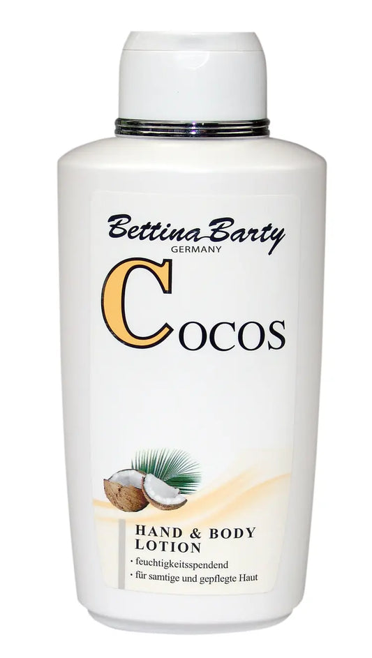 Bettina Barty Lotion Mains et Corps Cocos Douceur Tropicale et Nutrition Intense
