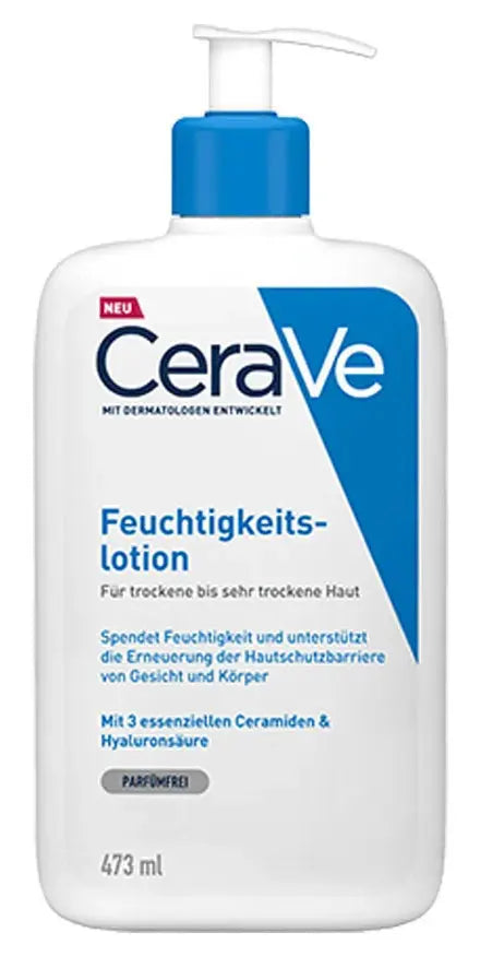 CeraVe Feuchtigkeitslotion Lotion Hydratante Visage et Corps aux 3 Céramides