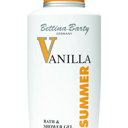 Bettina Barty Gel Douche et Bain Summer Vanilla Énergie Vitaminée et Sillage Gourmand