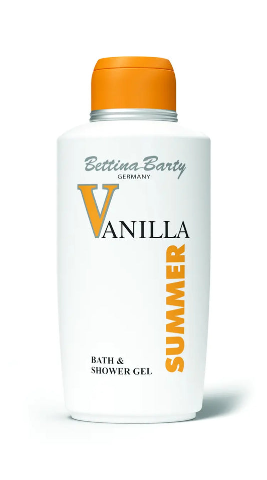 Bettina Barty Gel Douche et Bain Summer Vanilla Énergie Vitaminée et Sillage Gourmand