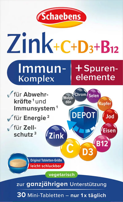 Schaebens Zink + C + D3 Immun-Kur (Cure Immunité)