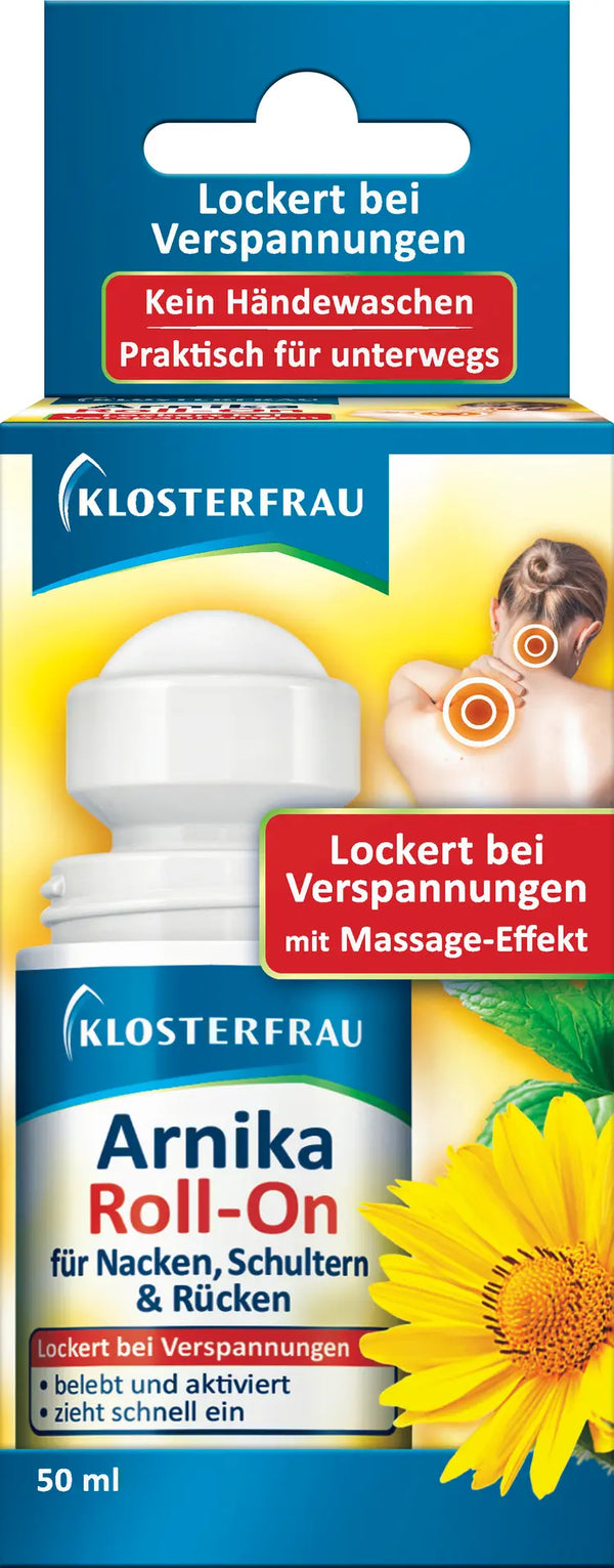 Klosterfrau Arnika Roll-On (Massage Musculaire) – Mubina Essence