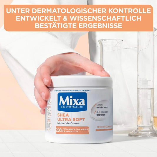 🧴 Crème Nourrissante Intensive au Beurre de Karité Mixa — 150 ml